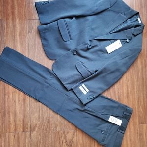 Calvin Klein Boys 2 Piece Suit-Charcoal Grey NEW